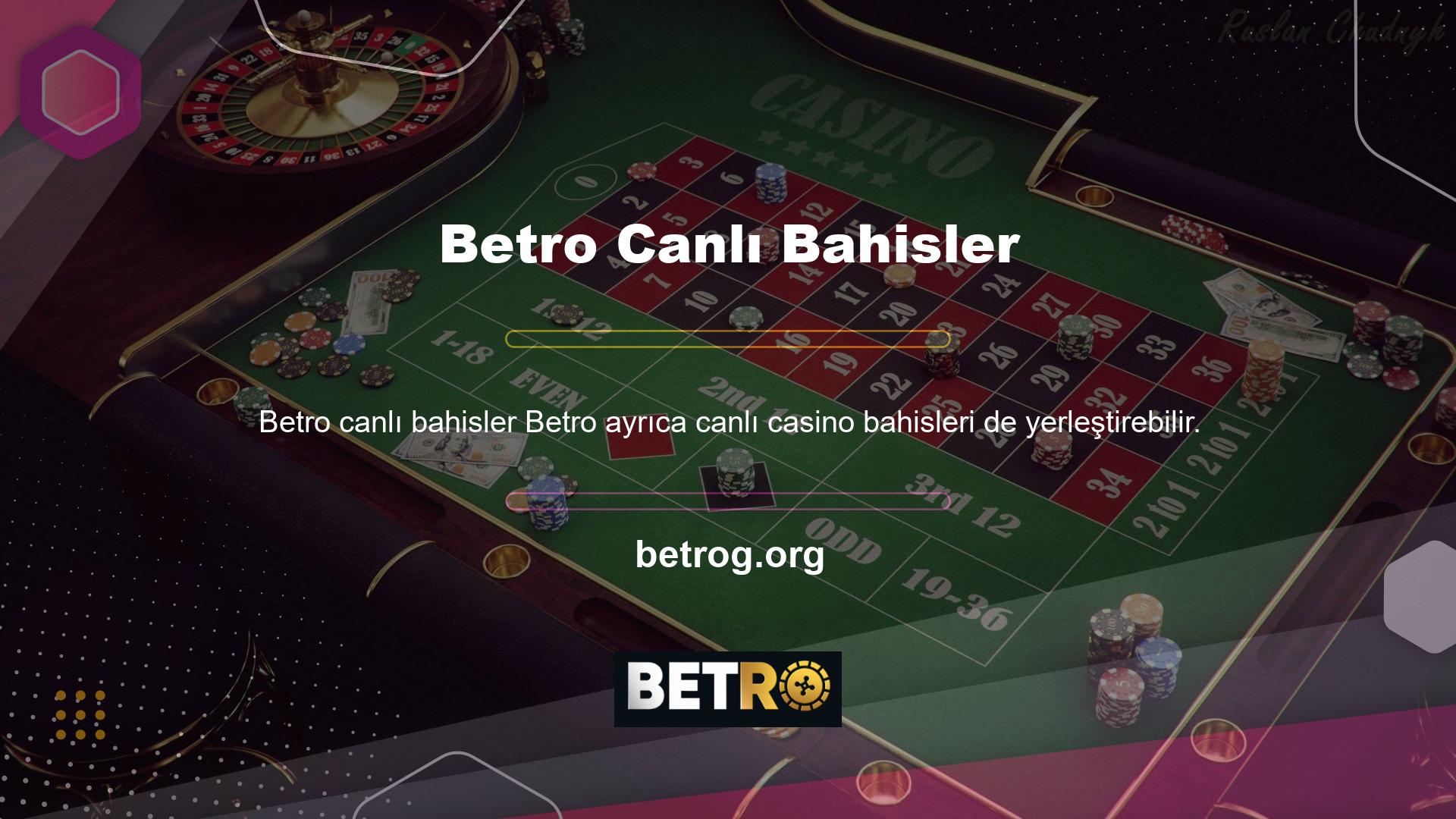 Canlı bir casino sitesi, bir bahsi durdurduktan sonra çalışmayı bırakmaz