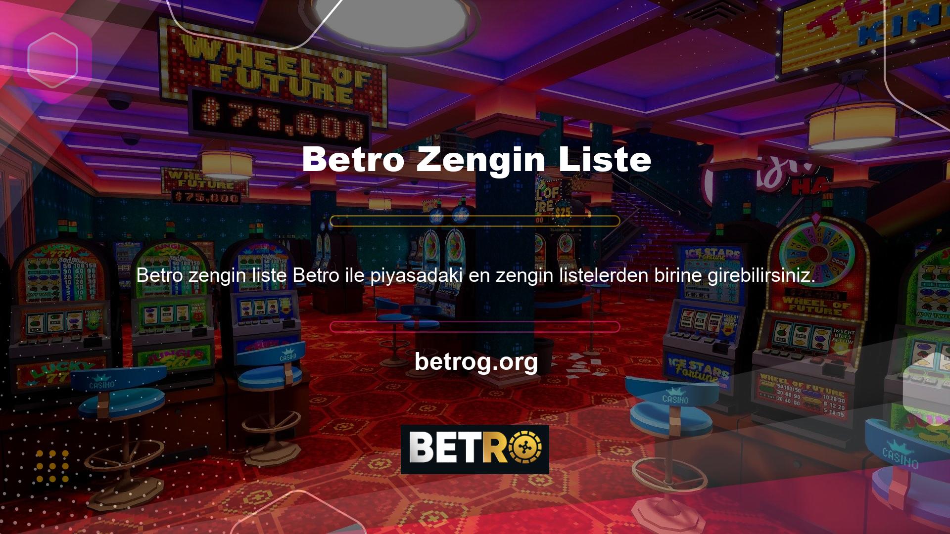Betro oyun altyapı sağlayıcısı