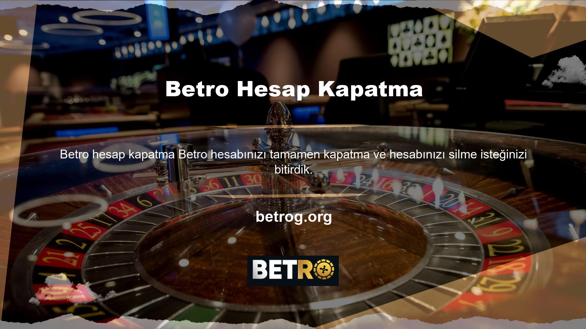 Bahis sitesi, hesabınızda varsa paranızı geri verecektir